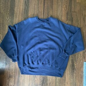 Fruit of the loom pullover navy blue sweater